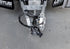 Exposed caravan tow hitch with chains and trailer wiring before trailer plug cover is fitted — Adventure Awaits