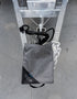 Grey caravan trailer plug cover fitted over trailer wiring and chains — Adventure Awaits