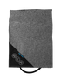 Grey caravan trailer plug cover with black reinforced corner — Adventure Awaits