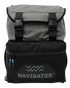 Navigator wheel pack front with black bin attachment shown - Adventure Awaits