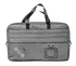 Grey padded caravan TV storage bag with handles and TV icon — Adventure Awaits
