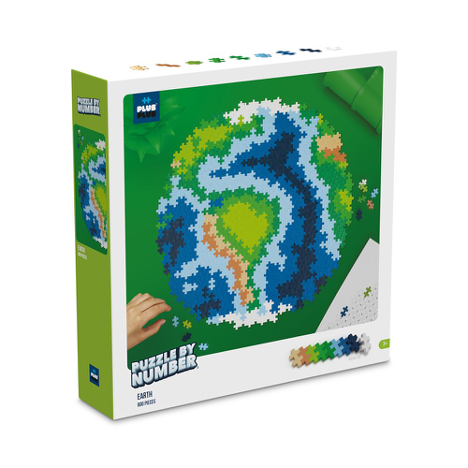 Plus-Plus Puzzle By Number | Earth 800pc