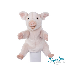 Hansa Pig Puppet 25cm