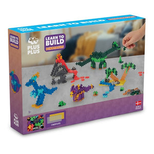 Plus-Plus Learn To Build | Dinosaurs 600pc