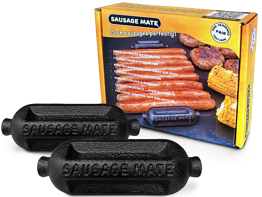Sausage Mate Cast Iron Pair with box - Adventure Awaits