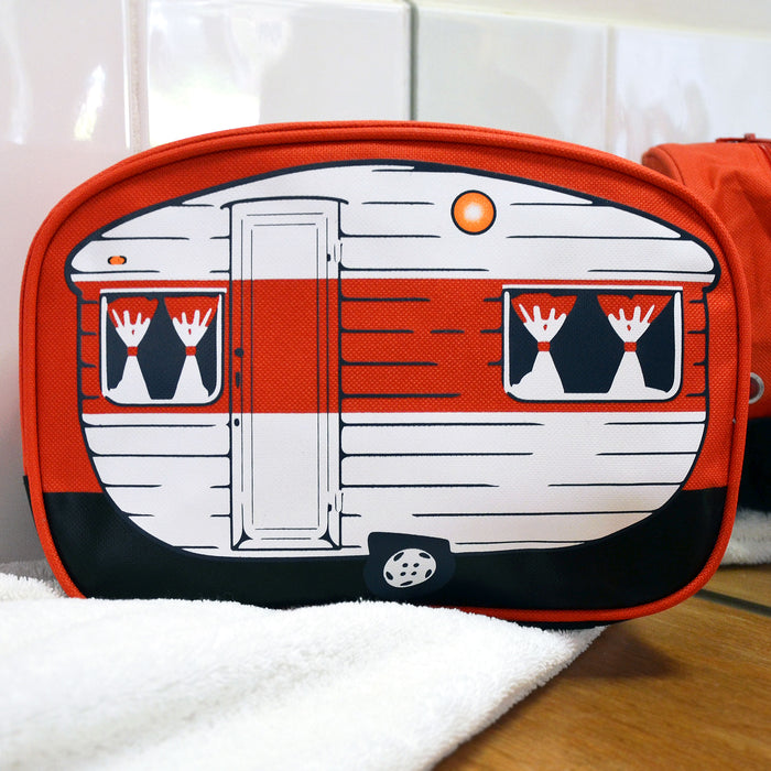 Van Go Toiletry Bag, 'Spring' Mini Red
