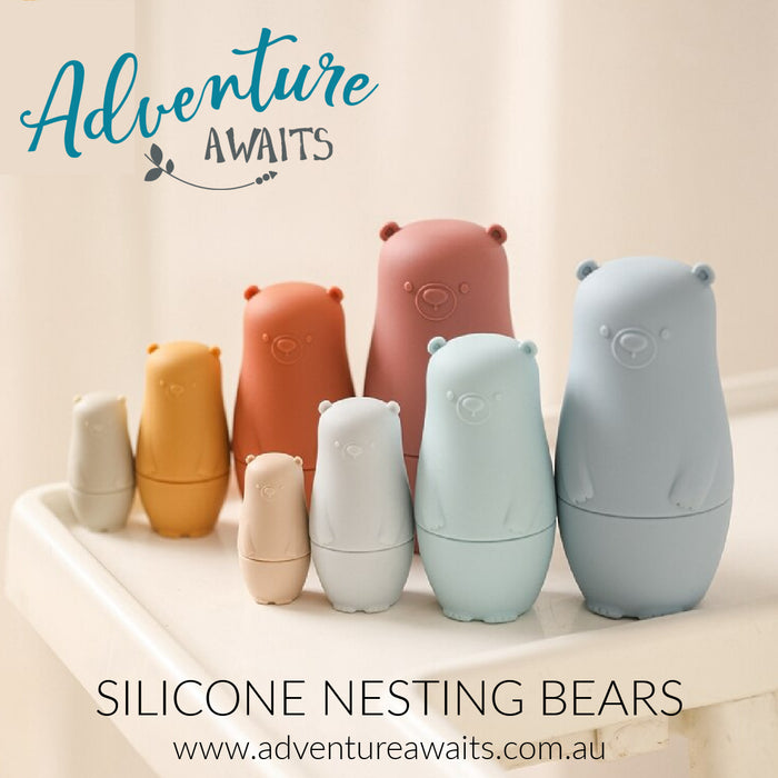 Silicone Bear Nesting Dolls | Food Grade