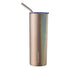 Alcoholder SKNY Slim Insulated Tumbler | Rose Gold Glitter