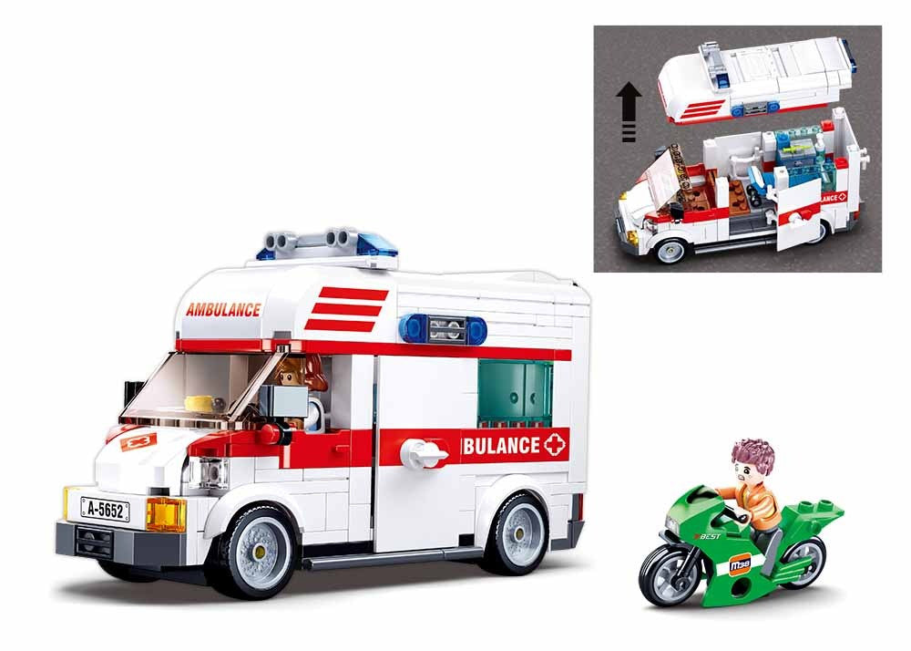 Sluban Bricks - Town Ambulance 328 pcs B1065