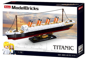 Sluban Bricks -Model Bricks Titanic 481 pcs B0835
