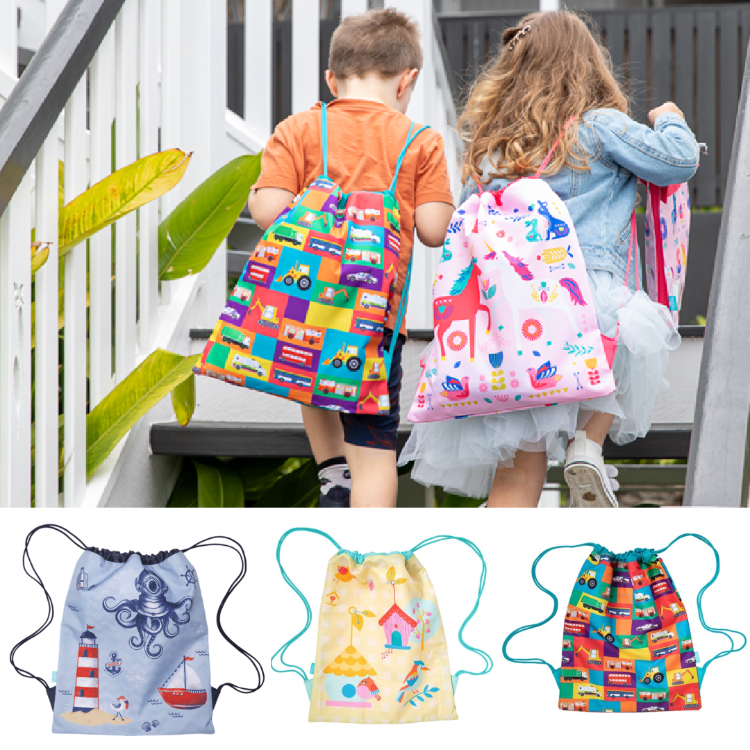 Drawstring sales library bag