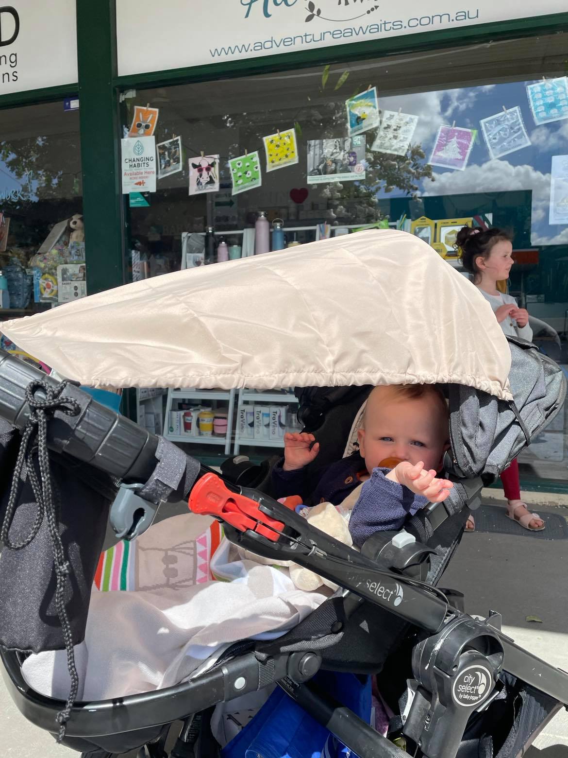 Stroller Sunshade Beige