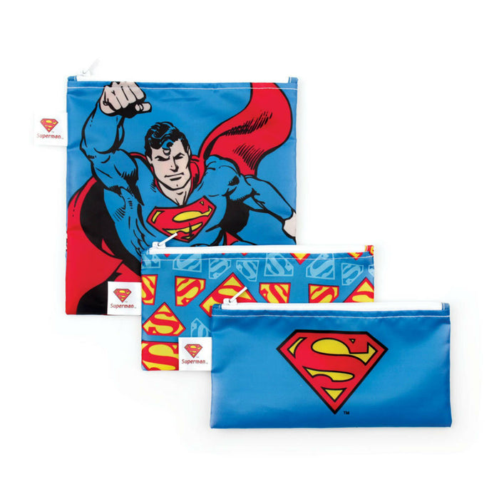 Bumkins Snack Bags 3 Pack | Superman
