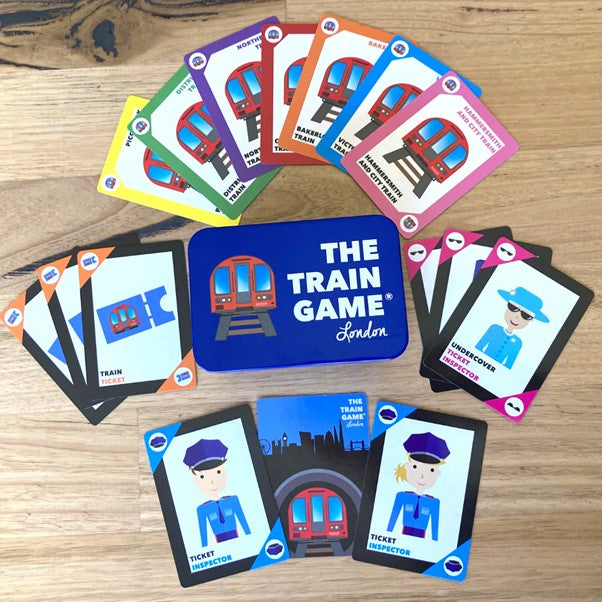 The Train Game Card Game London Trains Family Games Night Adventure Awaits
