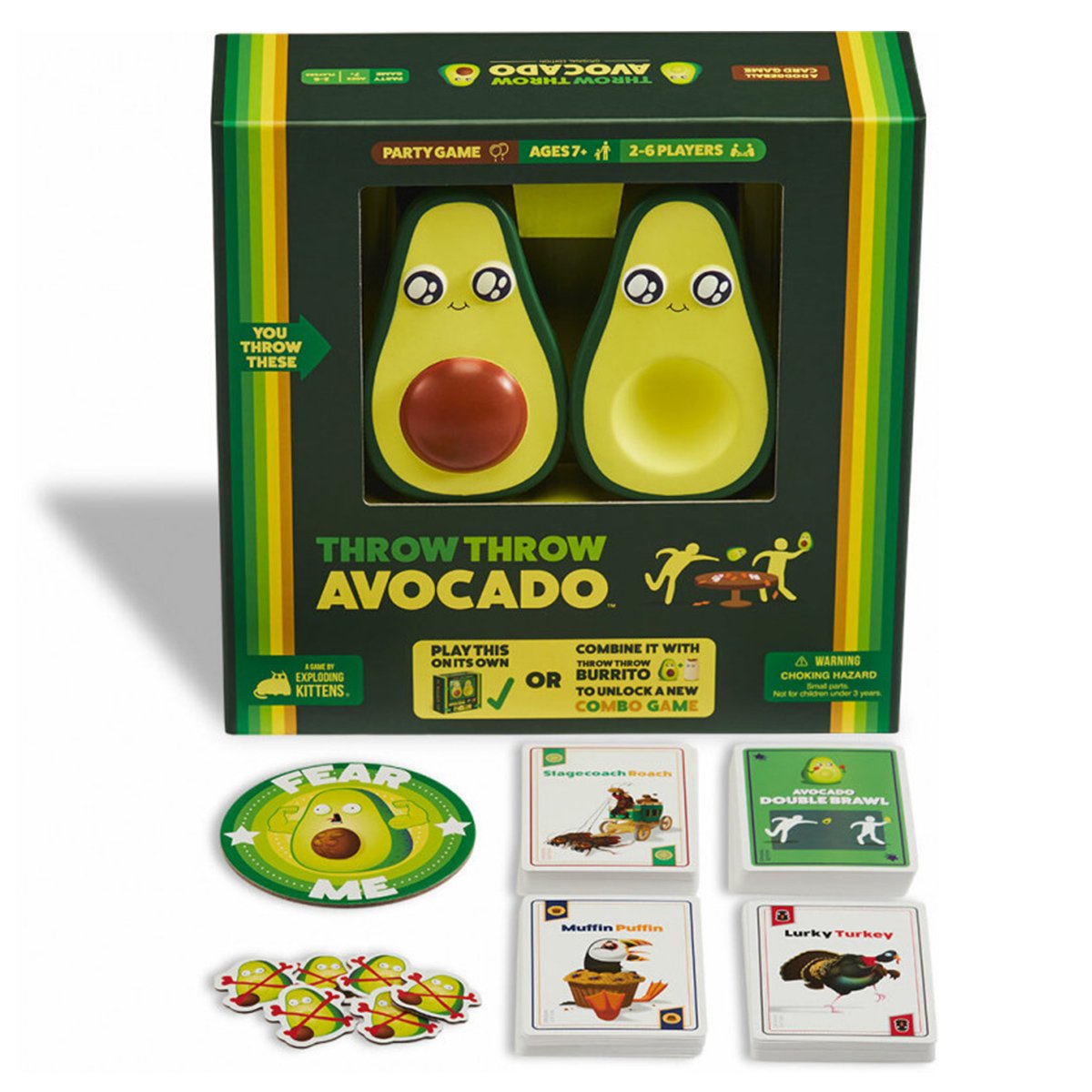 Throw Throw Avocado - A Dodgeball Card Game