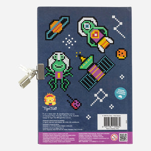 Tiger Tribe Lockable Diary - Pixel Space