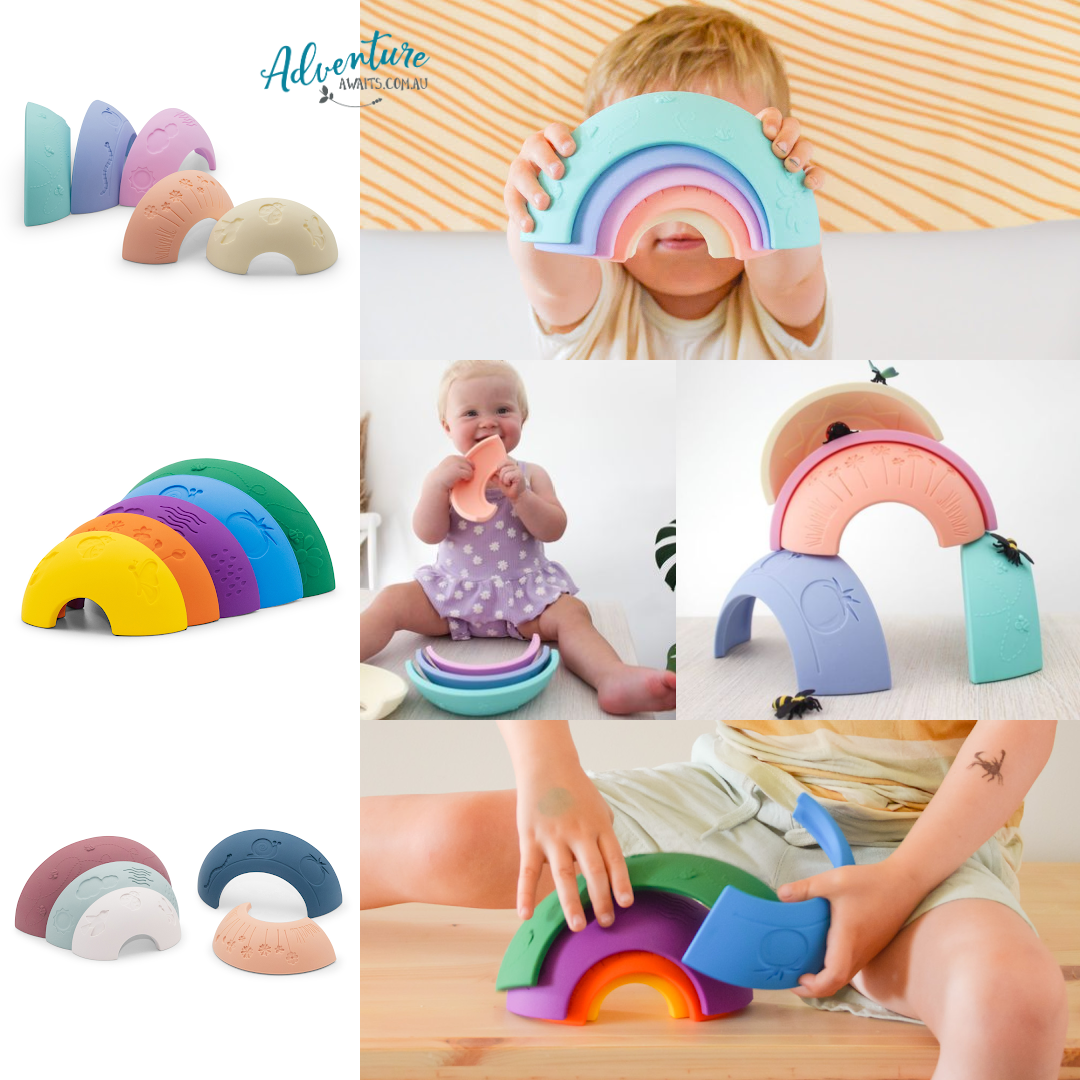 Over the Rainbow Stacker by Jellystone Designs