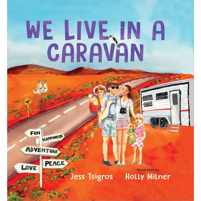 We Live In A Caravan | Children's Book HARD COVER
