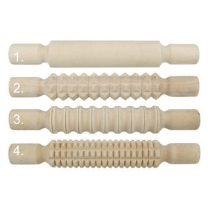 Wooden Patterned Rolling Pin