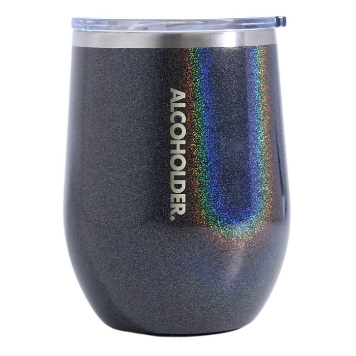 Alcoholder Stemless Insulated Tumbler | Charcoal Glitter
