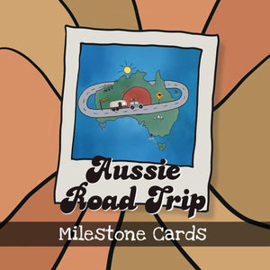 Aussie Road Trip Milestone Cards