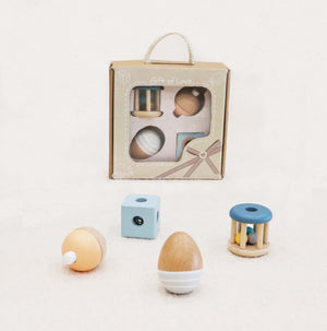 Wooden Baby Gift Music Set | 4pc