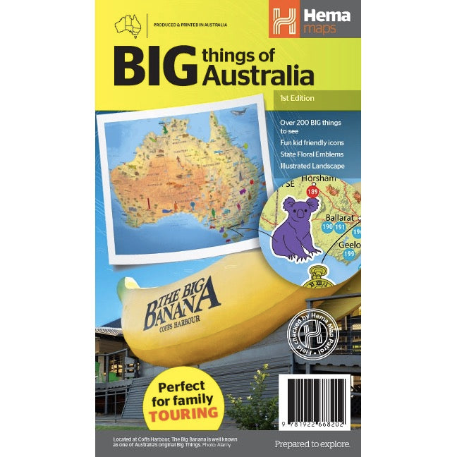 Hema Maps Big Things of Australia Map