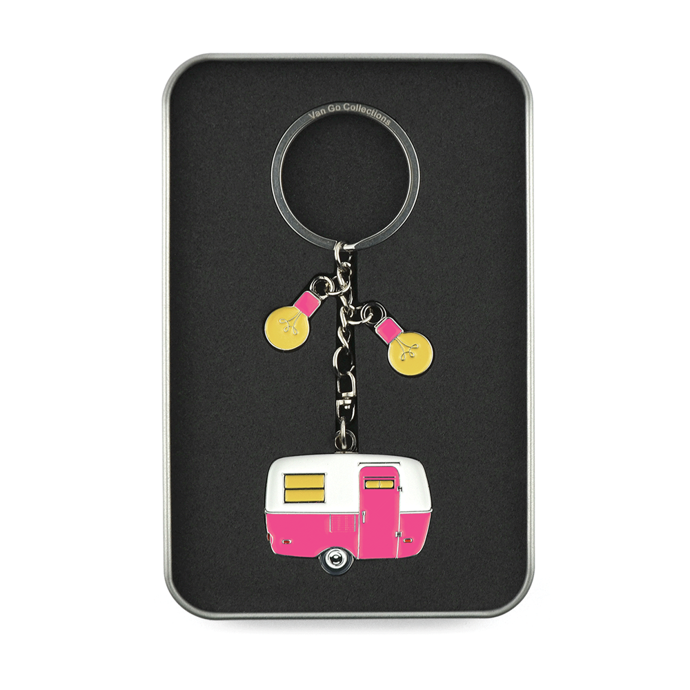 Van Go Key Rings | Various Caravan & RV Themed Designs & Colours