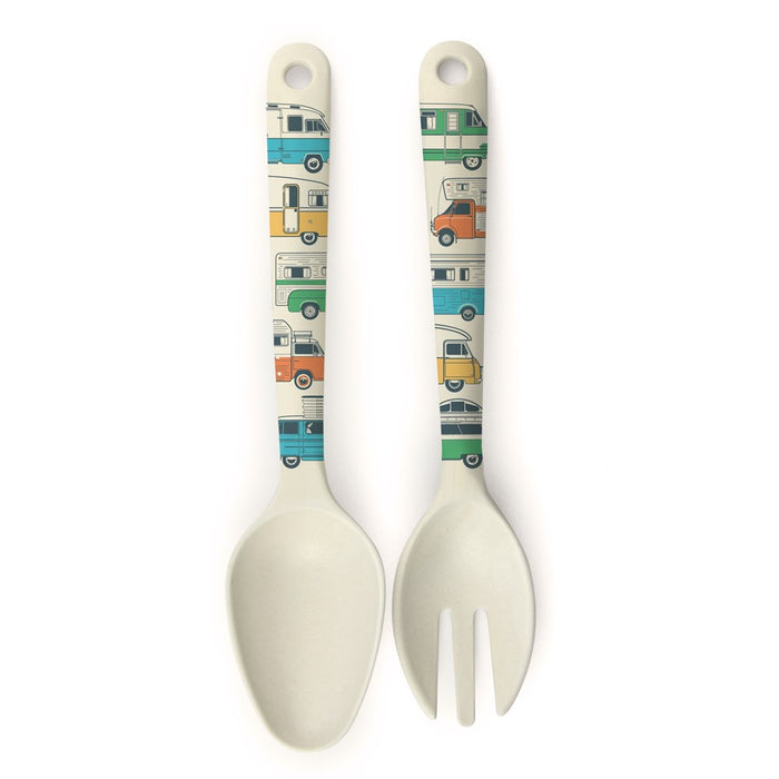Van Go Bamboo Salad Servers | The Camper Collection