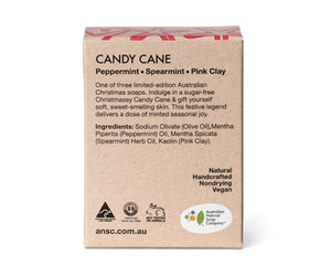 Candy Cane Soap 100g | The Australian Natural Soap Company