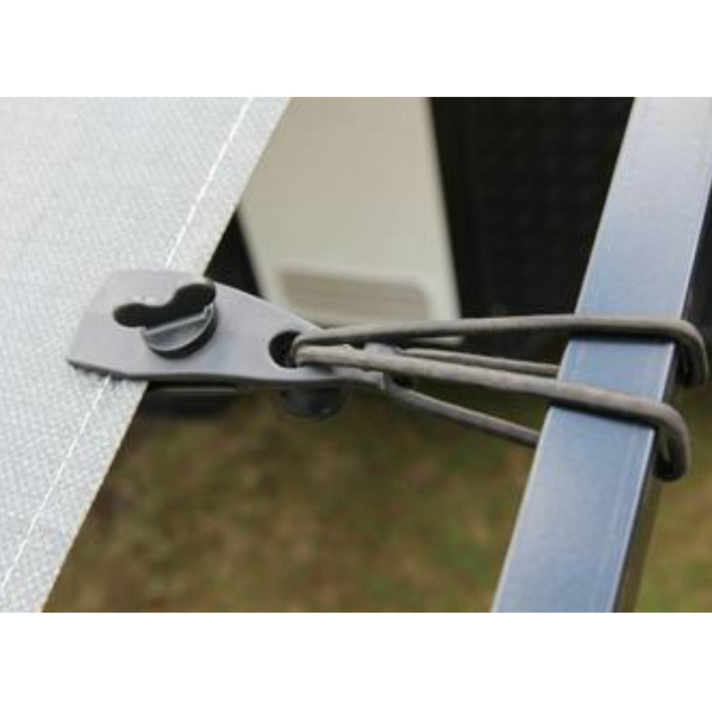 Caravan Awning Anti Flap Kit - 4 Pack Caravanning Camping Tarp Gripper ...