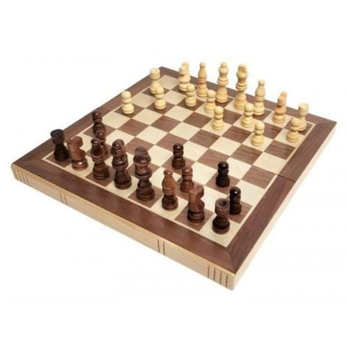 Walnut Chess Set 38cm