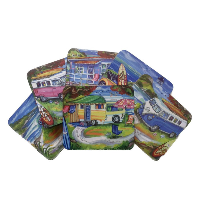 Australian Holiday Collections Coasters - Set of 6