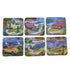 Australian Holiday Collections Coasters - Set of 6