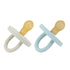 Bumi Bébé Dummy - Twin Pack - Denim & Sage - 0 - 3 Months