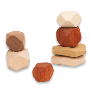 Discoveroo Wooden Stacking Stones