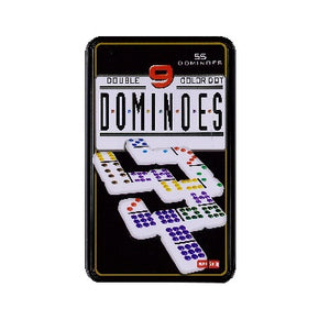 Dominoes D9 in a Tin