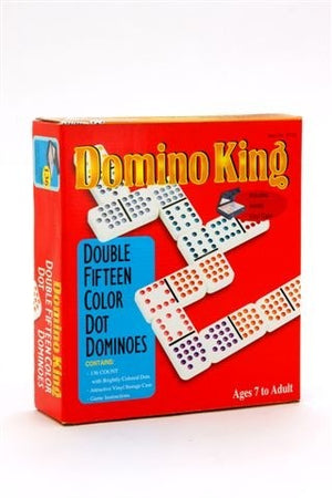 Domino King Double 15's Coloured Dots