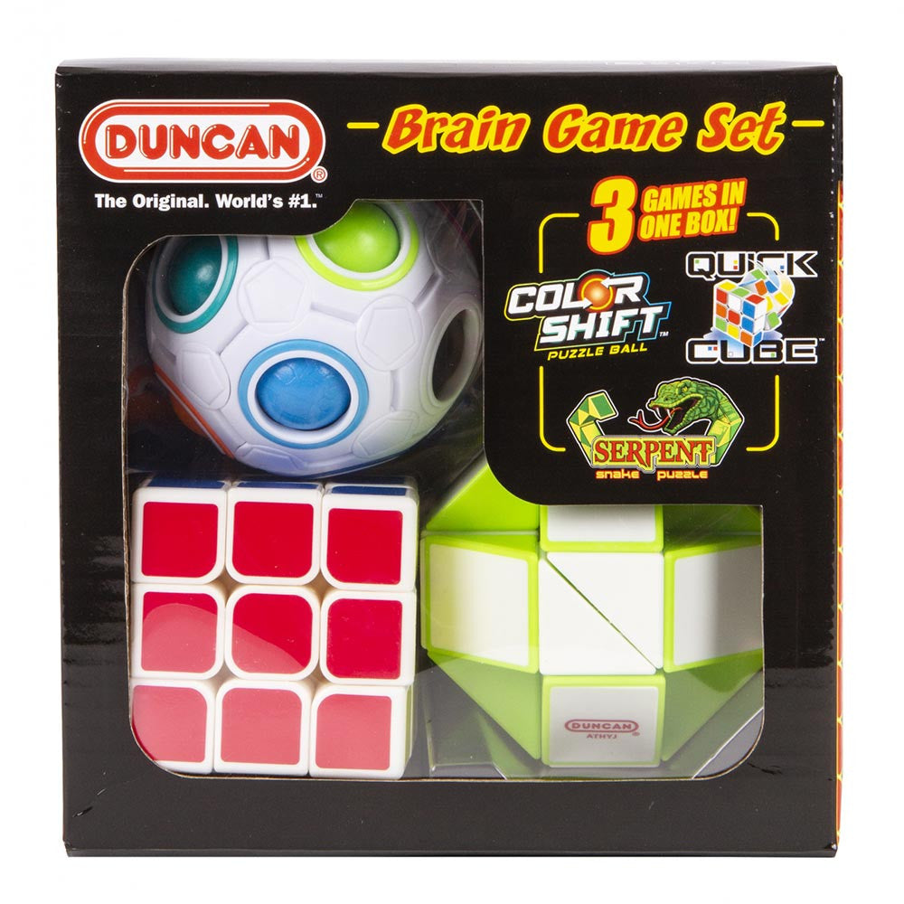 Duncan Brain Game Set Color Shift Ball Cube Serpent Puzzle Kids Fidget Toy  – Adventure Awaits