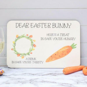 Wooden Easter Bunny Placemat