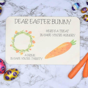 Wooden Easter Bunny Placemat