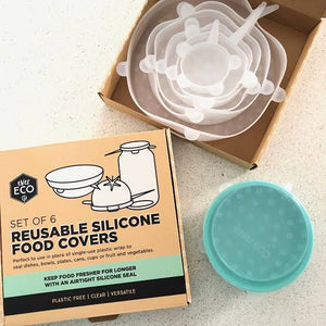 Ever Eco Silicone Food Covers - 6pk