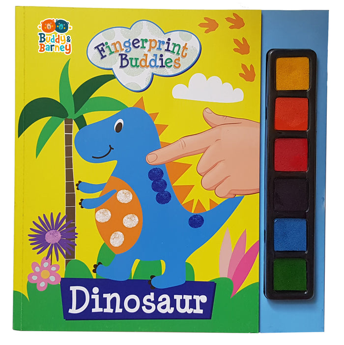 Dinosaur Fingerprint Buddies Book