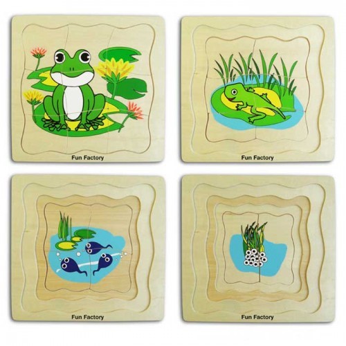 Fun Factory | 4 Layered Frog Puzzle