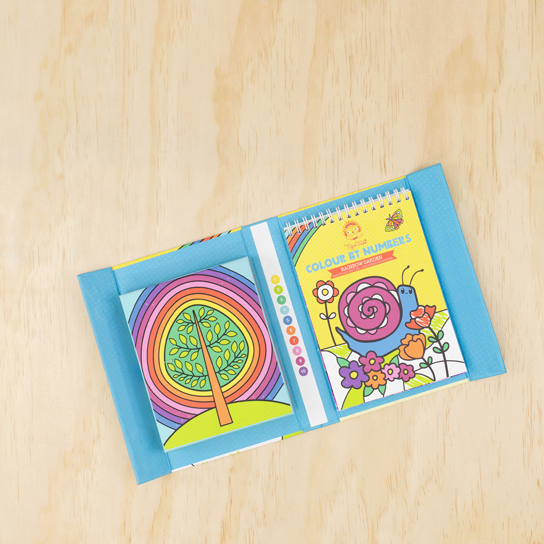 Tiger Tribe Colour by Numbers | Rainbow Garden