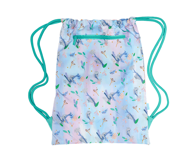 Spencil Big Drawstring Bag Kinder Pre School Bag Adventure Awaits