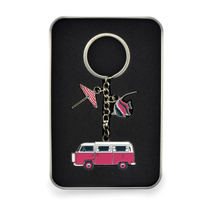 Van Go Key Rings | Various Caravan & RV Themed Designs & Colours