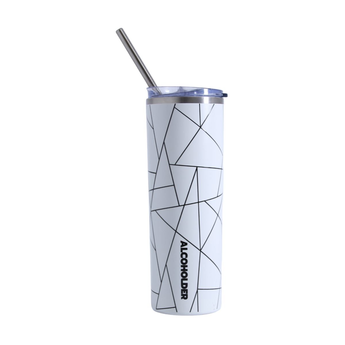Alcoholder SKNY Slim Insulated Tumbler | Luxe Geo Black or White