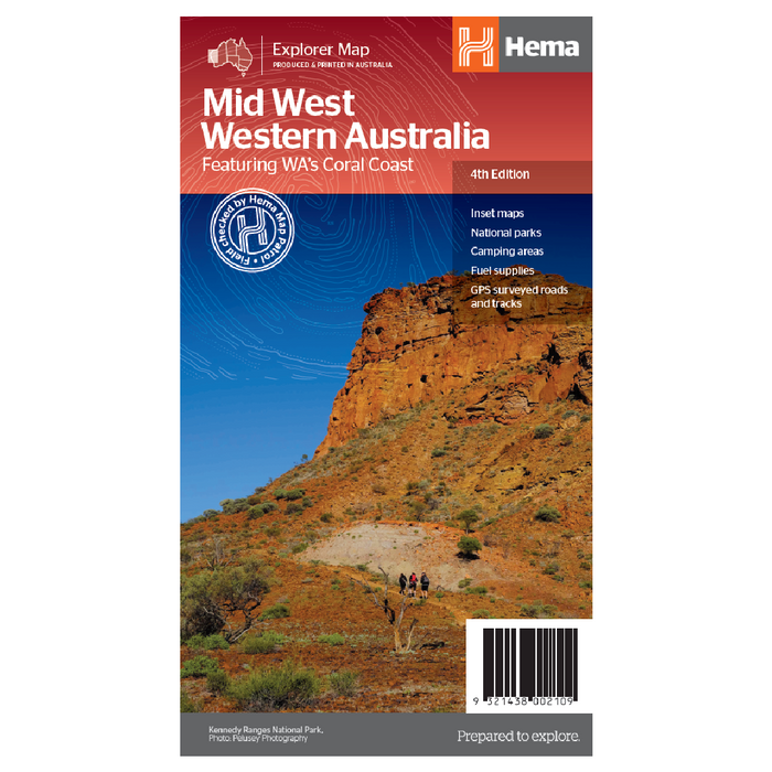 Hema Maps Mid West Western Australia | Explorer Map