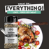 Mingle bagel seasoning jar beside grilled meat and salad plate — Adventure Awaits